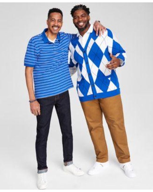 Club Room Blue White Sportswear Created For Macys for men