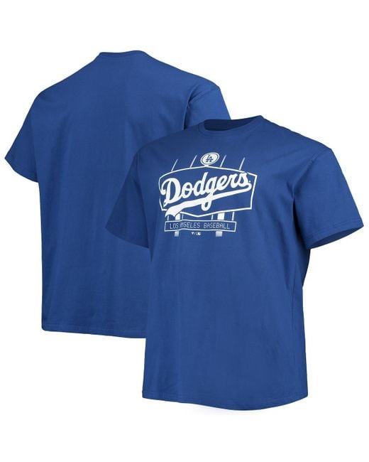 Profile Los Angeles Dodgers Big And Tall Hometown Collection Scoreboard  T-shirt in Blue for Men