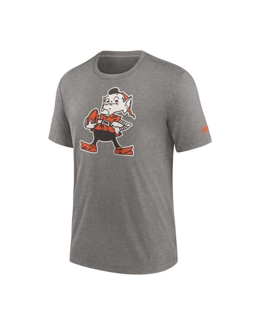 Lids Cleveland Browns Nike Brownie The Elf Rewind Playback Logo Tri-Blend T- Shirt