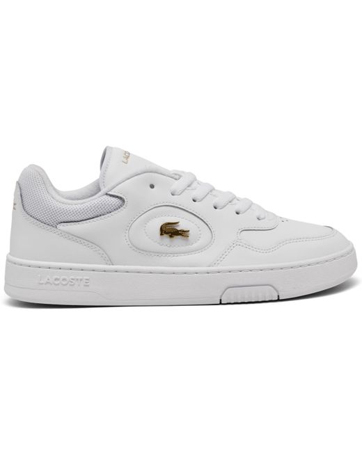 Lacoste White Lineset Leather Casual Sneakers From Finish Line
