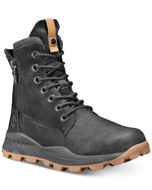 Timberland Brooklyn Side-zip Boots Created For Macy's in Black for Men |  Lyst