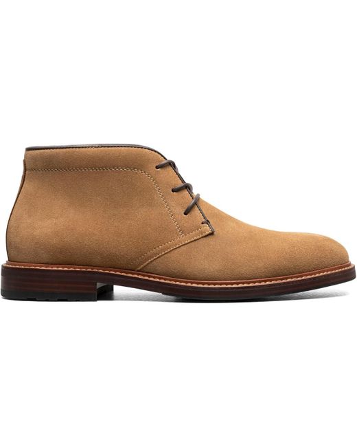 Florsheim Brown Anthem Plain Toe Chukka Boot for men