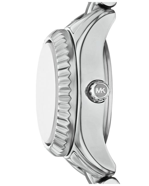 Michael Kors White Â Lexington Three-hand Stainless Steel Watch