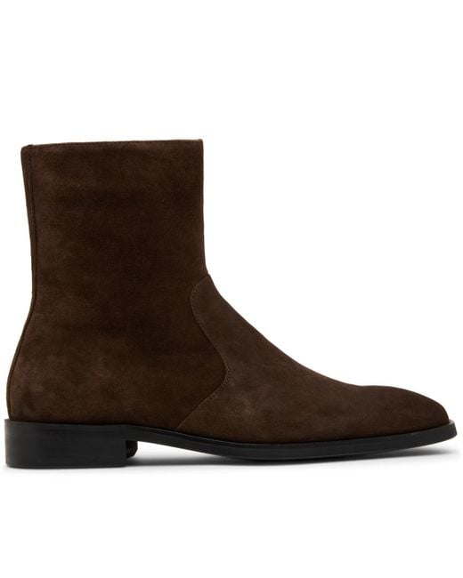 Steve Madden Brown Kemp Round Toe Boots for men