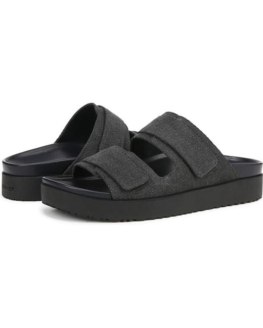 Vionic Black Riviera Slide Sandals