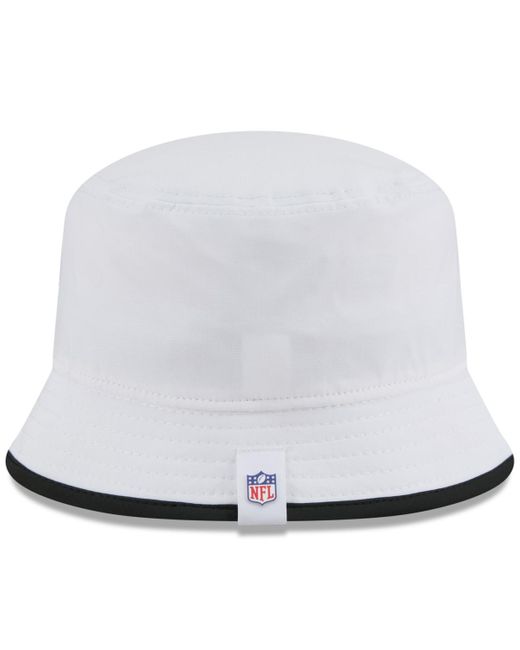 KTZ White Atlanta Falcons 2025 Nfl Training Camp Stretch Bucket Hat for men