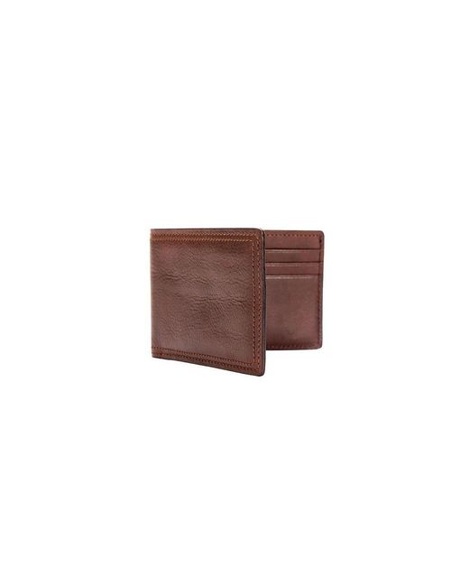 Bosca Brown Dolce Small Bifold Wallet for men
