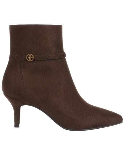 Giani Bernini Brown Caminna Pointy Toe Booties