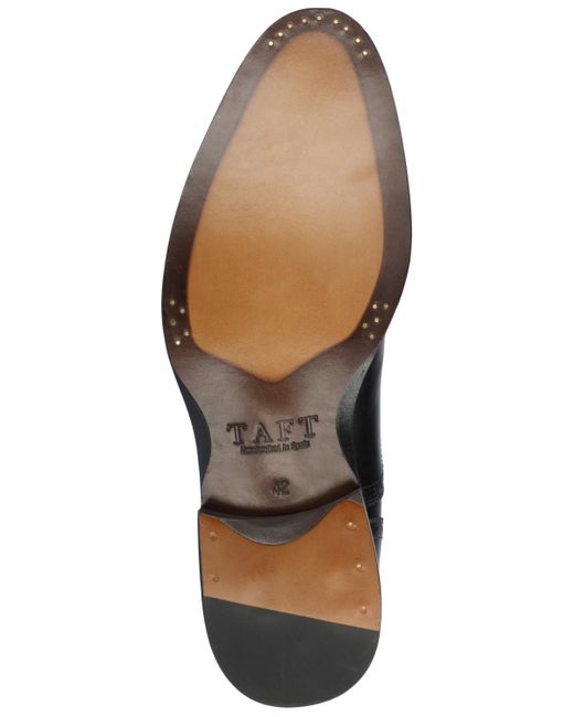 Taft Black Noah Lace-up Dress Cap-toe Shoe for men
