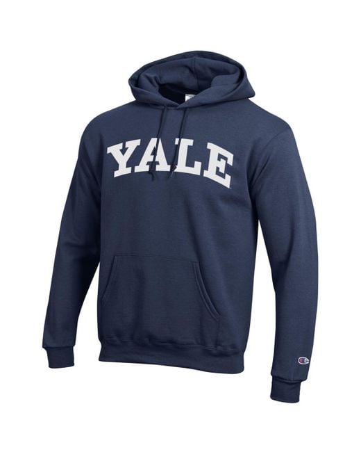 Champion Blue North Carolina Tar Heels Basic Arch Fleece Pullover Hoodie for men
