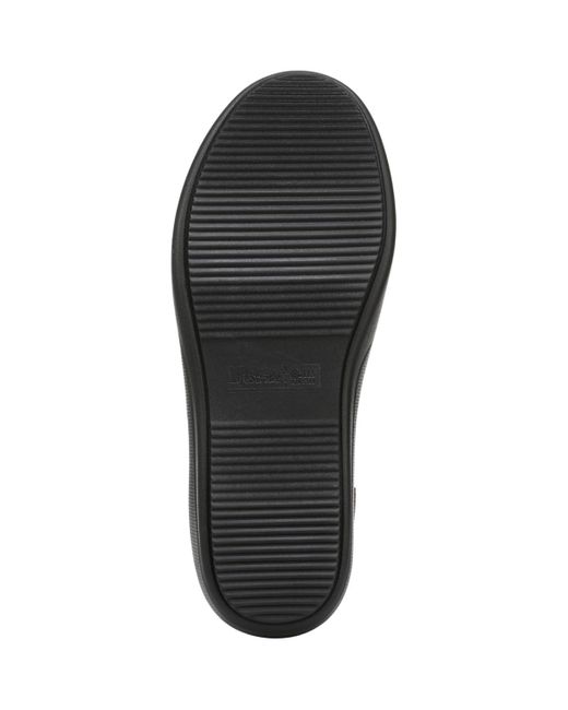 LifeStride Black Boulevard Washable Round Toe Slip Ons