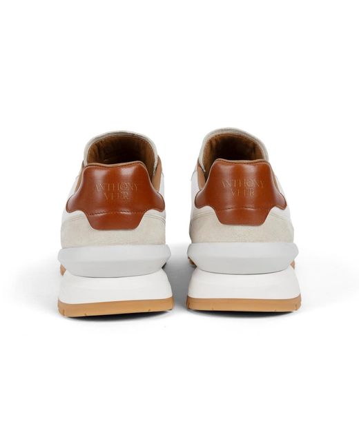 Anthony Veer White Edward Runner Sneaker for men