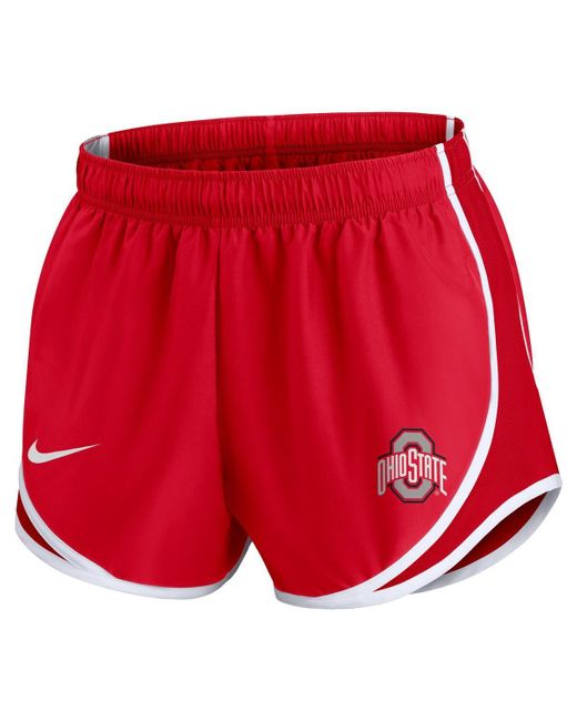 Nike Red Scarlet Ohio State Buckeyes Primetime Tempo Performance Shorts