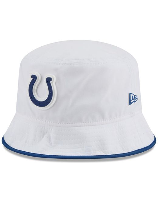 KTZ White Indianapolis Colts 2025 Nfl Training Camp Stretch Bucket Hat for men