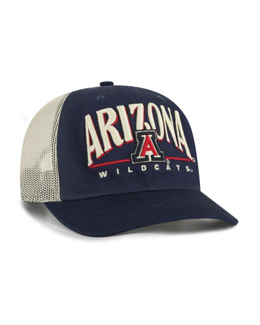 '47 Blue Arizona Wildcats Arid Adjustable Trucker Hat for men