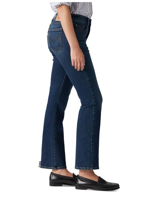 Levi's Blue 725 Kick Bootcut Jeans
