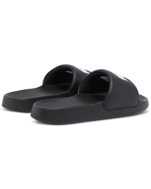 Lacoste White Logo Serve Slides 1.0 for men