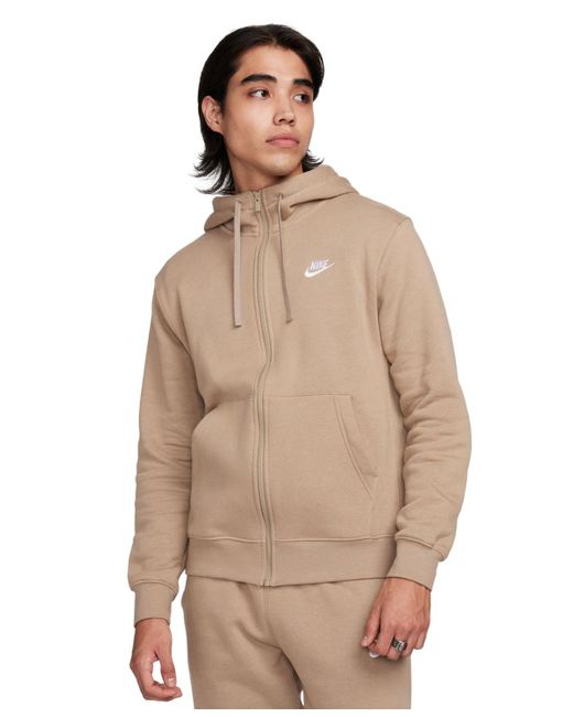 Nike Natural Sportswear Club Fleece Full-zip Hoodie for men