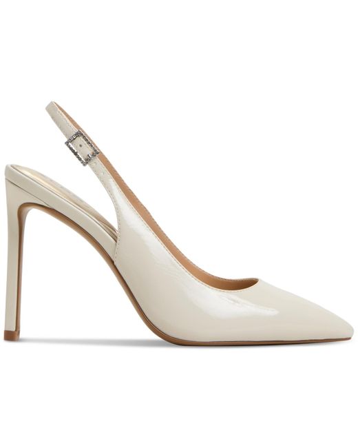 ALDO White Lalasling Pointed-toe Slingback Pumps