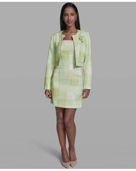 green sheath dress with jacket Sheath 2 Pieces Mother of the Bride Dress with Lace Jacket