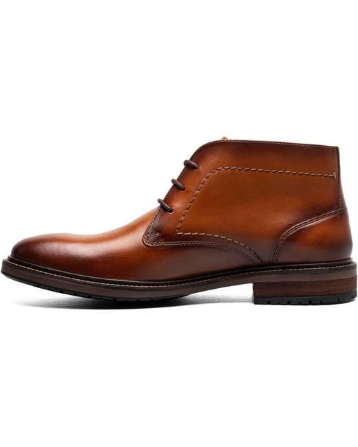 Florsheim Brown Forge Plain Toe Chukka Boot for men