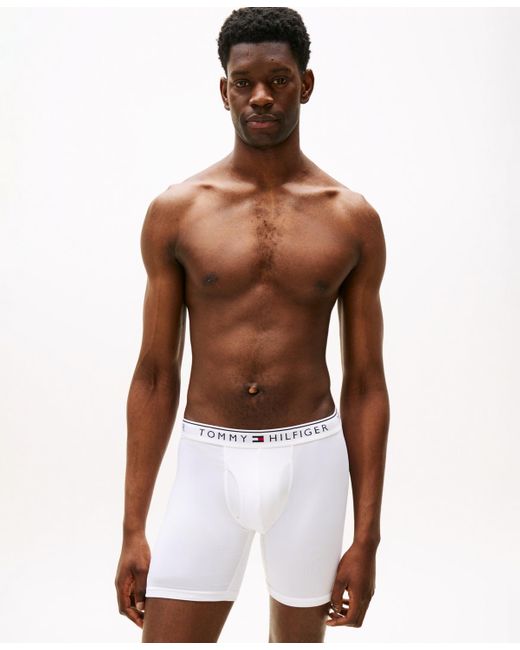 Tommy Hilfiger Blue Â 3-pack Micro Boxer Briefs Set for men