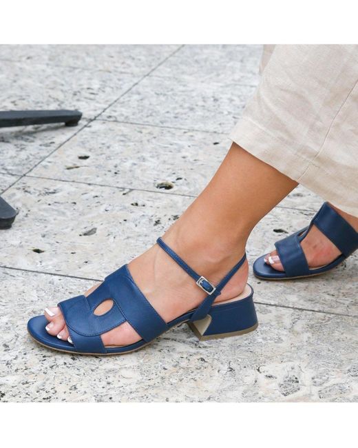 Alterre Blue Amal Customizable Sandal