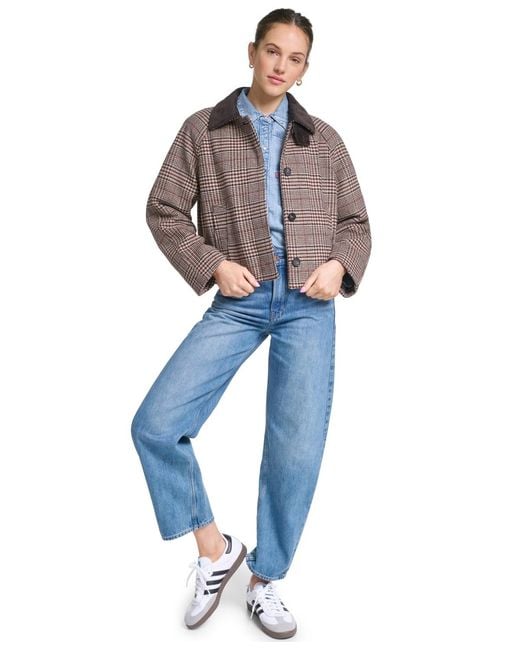 Levi's Brown Mac Wool-blend Short Jacket