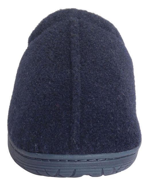 Weatherproof Blue Vintage Felt Clog for men