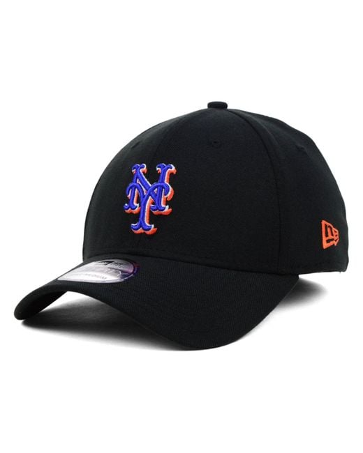 KTZ Black New York Mets Mlb Team Classic 39thirty Cap for men