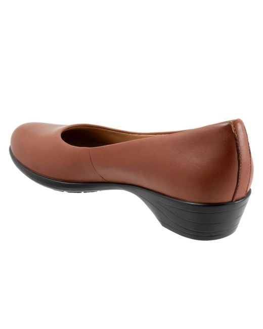 Trotters Brown Rozalin Flat