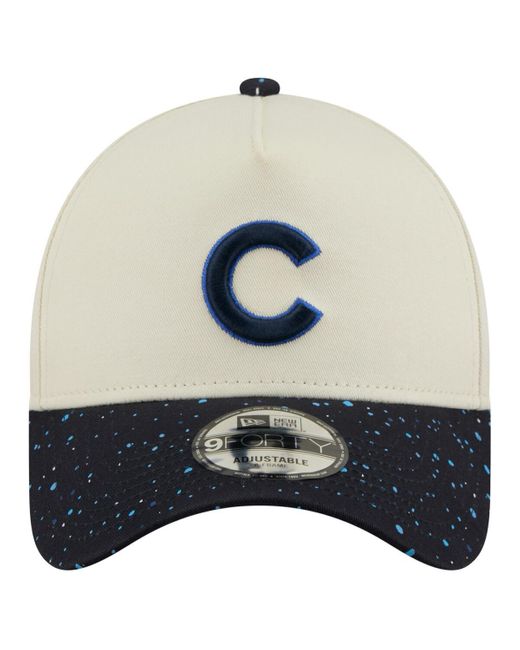 KTZ Gray Chicago Cubs Speckle A-frame 9forty Adjustable Hat for men