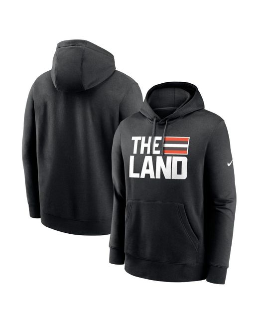 Nike Black Cleveland Browns Local Pack Club Fleece Pullover Hoodie for men
