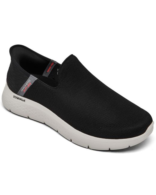 Skechers Black Slip-ins Gowalk Flex Wide-width Walking Sneakers From Finish Line for men