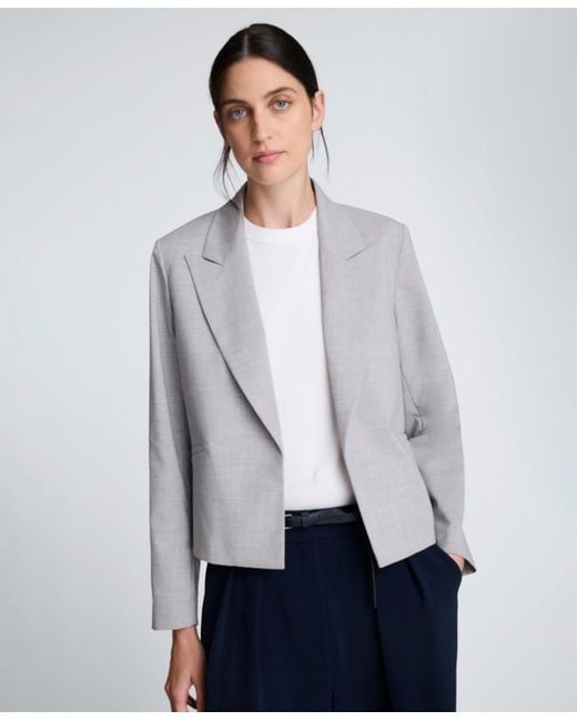 Kenneth Cole Gray Peak Lapel Jacket