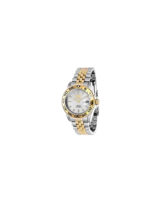 INVICTA WATCH Black 37162 Pro Diver Quartz 3 Hand White Dial Watch