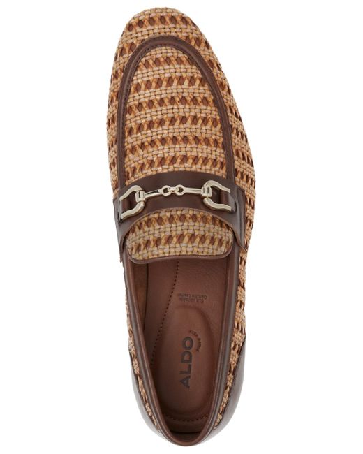 ALDO Brown Nantucket Dress Loafer Shoes for men