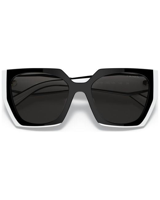 Prada Black Rectangular Sunglasses