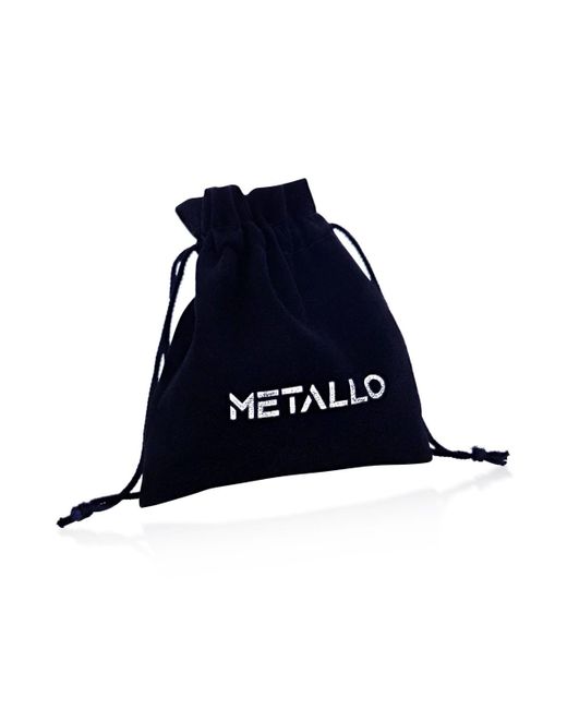 Metallo Black Stainless Steel Designed Ring for men