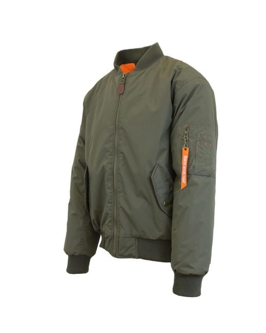 Galaxy By Harvic Green Spire By Galaxy Flight Jacket for men