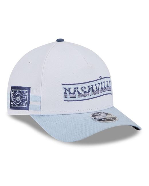 KTZ /light Blue Nashville Sc 2025 Jersey Hook 9forty M-crown Adjustable Hat for men