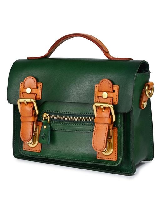 Old Trend Green Aster Mini Satchel