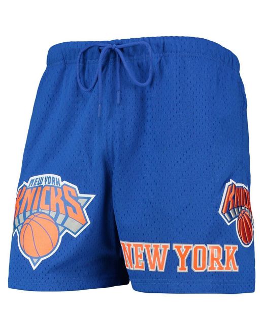 Pro Standard Blue New York Knicks Mesh Capsule Shorts for men