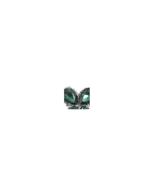SOH Green Embellished Butterfly Stud Earrings