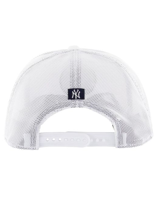 '47 White New York Yankees Fairway Trucker Adjustable Hat for men