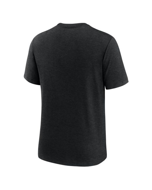 Nike Black San Francisco Giants Logo Tri-blend T-shirt for men