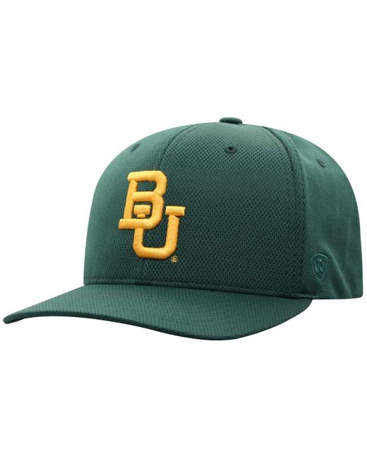 Top Of The World Green Baylor Bears Reflex Flex Hat for men