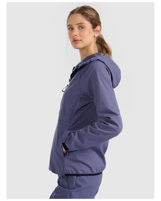 4F Blue Windproof Softshell Jacket Membrane