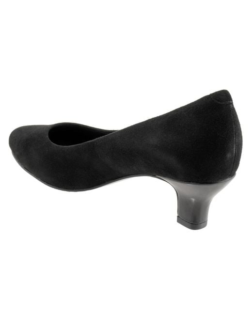 Trotters Black Kate Pump