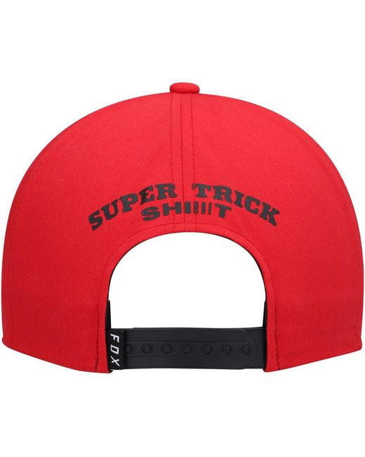 Fox Red Super Trik Snapback Hat for men